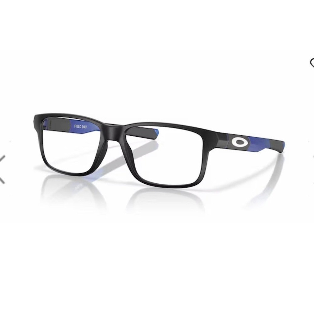 NEW OAKLEY OY8007 FIELD DAY SATIN BLACK AUTHENTIC EYEGLASSES 48-14 YOUTH